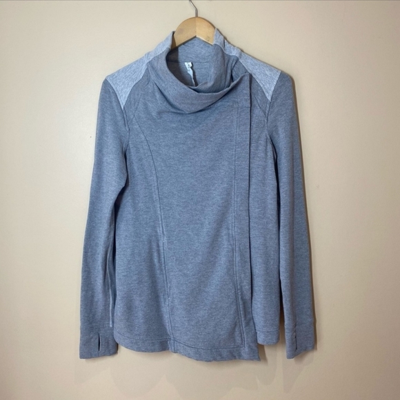 Lululemon Coast Wrap Heathered Mod Medium Grey 6 - Picture 5 of 12